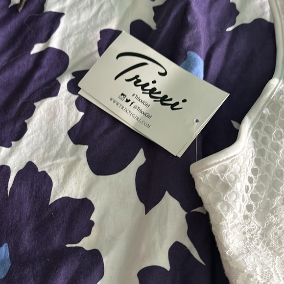 Junior Trixxi white lace above the knee dress - Picture 6 of 7